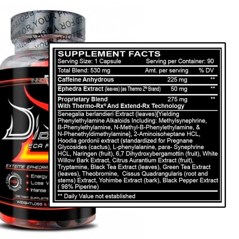 Diablos Eca fire (90 Capsules) - Innovative Labs