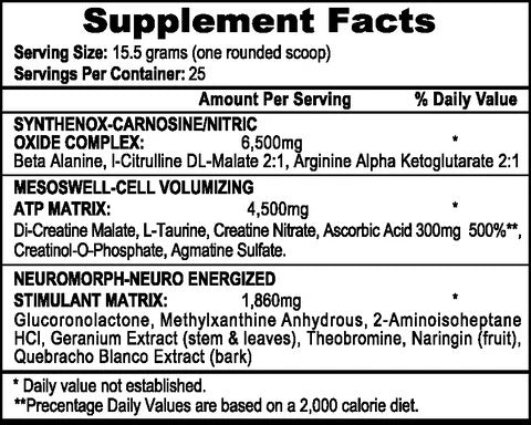 Mesomorph PreWorkout (388G) - APS Nutrition